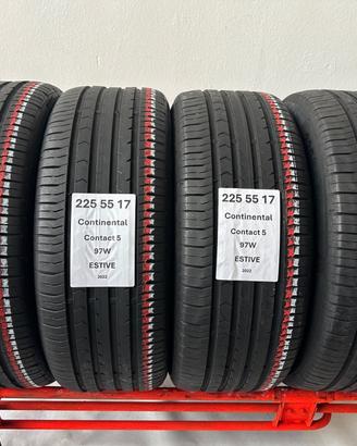 4 gomme 225 55 17 CONTINENTAL