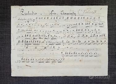 Originali spartiti musicali primi  900