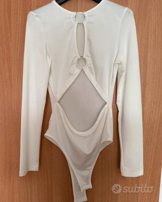 Body donna bianco S