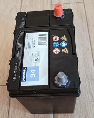 batteria auto nuova di pacca 35 ah marca norauto