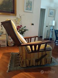 Poltrona dondolo reclinabile