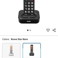 Telefono Cordless Brondi Bravo Starr Black.
