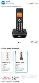 Telefono Cordless Brondi Bravo Starr Black.