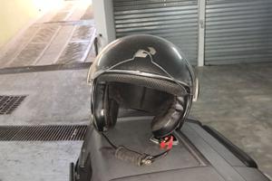Casco Demi jet nero opaco taglia L