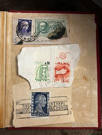 Francobolli  da tutto il mondo