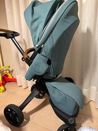 Passeggino STOKKE Xplory X Cool Teal + navicella