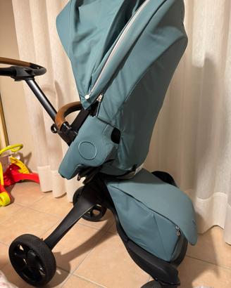 Passeggino STOKKE Xplory X Cool Teal + navicella