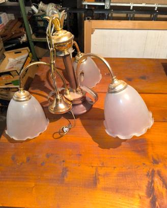 Lampadario Classico Vintage 3 Luci