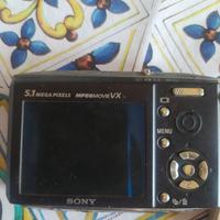 Sony mini cyber shot dsc-t 5 digital camera 5,1mp