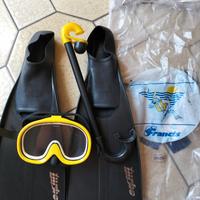 Pinne Turbo con maschera nuove