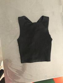 Top nero Stradivarius