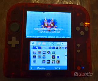 Nintendo 2ds Rossa trasparente