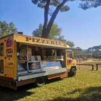 Pizza truck auto negozio pizzeria