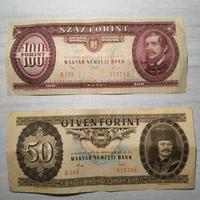 💴 2 pezzi di antiche banconote fiorini ungheria