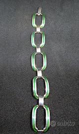 Bracciale donna 1AR UNOAERRE argento 925 verde