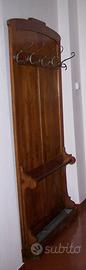 appendiabiti da parete in legno