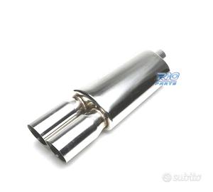 SCARICO UNIVERSALE IN ACCIAIO INOX A DOPPIA USCITA