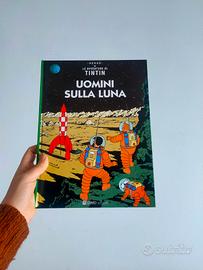 libro le avventure di Tintin uomini sulla luna