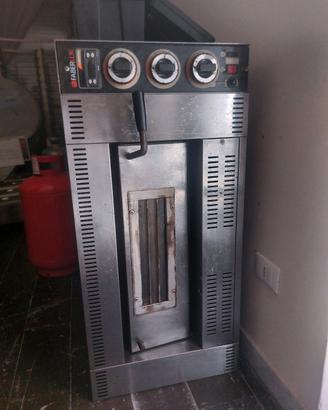 forno da pizza funzionante + base