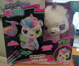 AirBrush plush unicorno magico magic unicorn