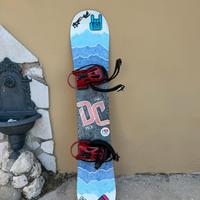 Snowboard DC PBJ 153 + attacchi Union Flite