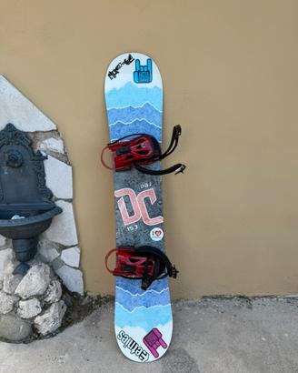 Snowboard DC PBJ 153 + attacchi Union Flite