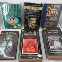 libri, romanzi, thriller, vari