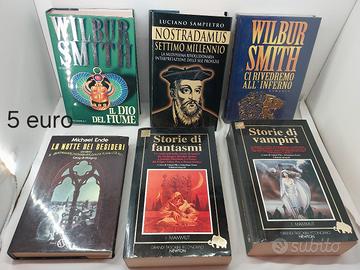 libri, romanzi, thriller, vari