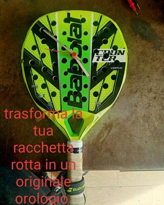 Racchetta padel orologio