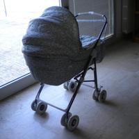 Carrozzina con borsa