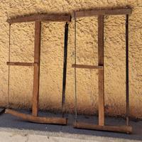 vecchie seghe da falegname 