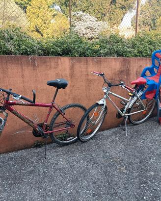 bicicletta seggiolino MTB city bike 