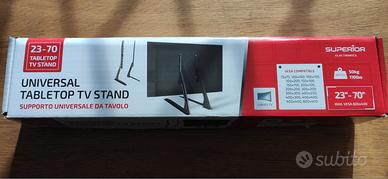 Supporto universale da tavolo piedistallo tv led