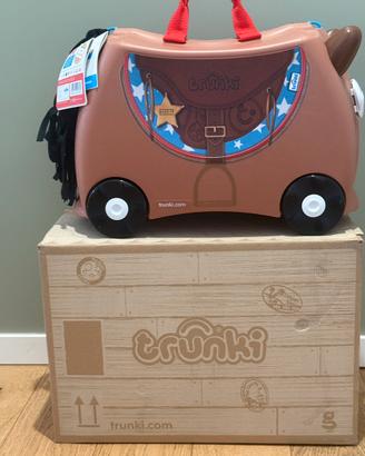 Valigia cavalcabile Trunki nuova