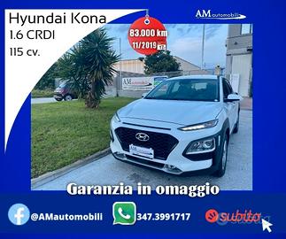 Hyundai Kona 1.6 CRDI 115 cv. *Soli 83.000 km