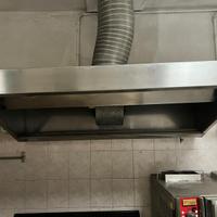 Cappa cucina professionale in acciaio inox