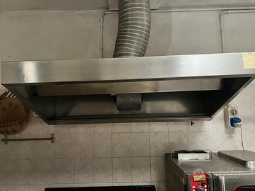 Cappa cucina professionale in acciaio inox