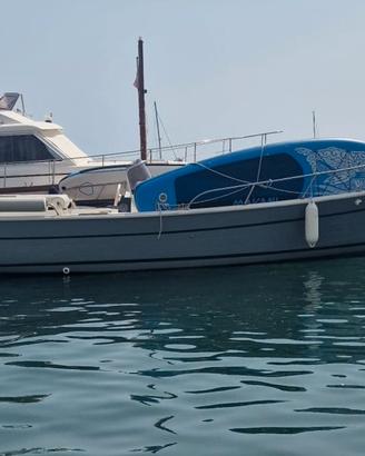 Barca a motore tipo lancia walkoround