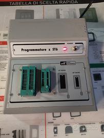 programmatore per microcontrollori e memorie st6