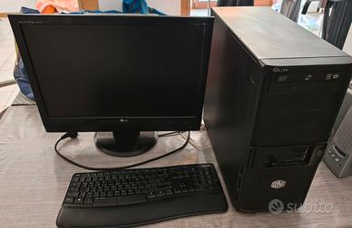 PC Desktop i7 16GB + Monitor + Tastiera BT