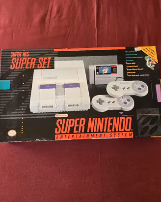 Super Nintendo "Super Set" NUOVO vintage