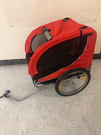 Rimorchio x bici usato pochissimo