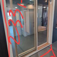 INFISSO SCORREVOLE LEGNO ALLUMINIO