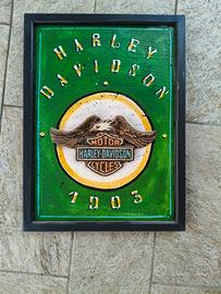 Targhe in legno Harley Davidson