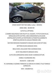  smart 600 benzina turbocon motore rigenerato 2025