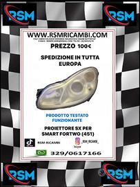 PROIETTORE SX PER SMART 451