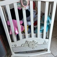 Culla erbesi compresa di materasso