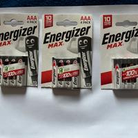 12 ENERGIZER MAX ministilo 3 pack da 4 Pile litio