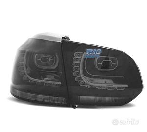 FANALI VOLKSWAGEN VW GOLF 6 08-12 LED SCURI FUMÉ