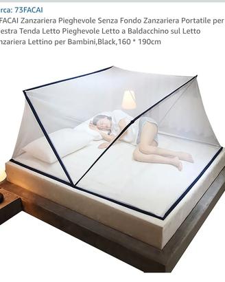 zanzariera per letto matrimoniale